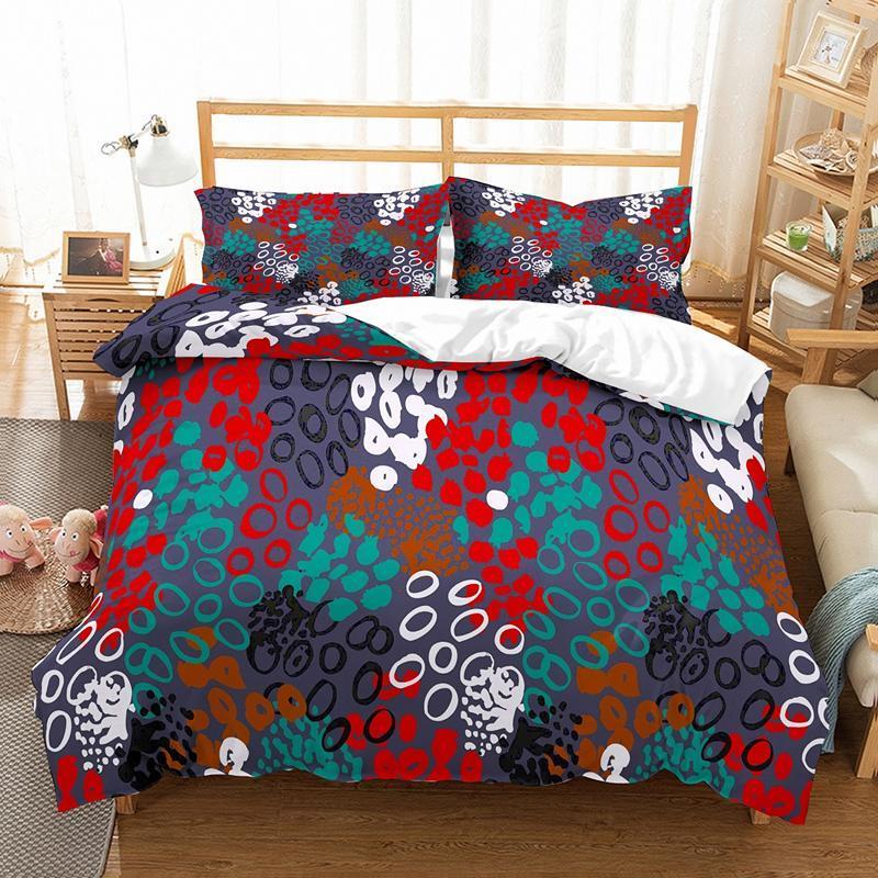 

Yi chu xin 3d leopardo bedding set luxury Animal pattern duvet cover set queen/ size bed 200*200 bed comforter1