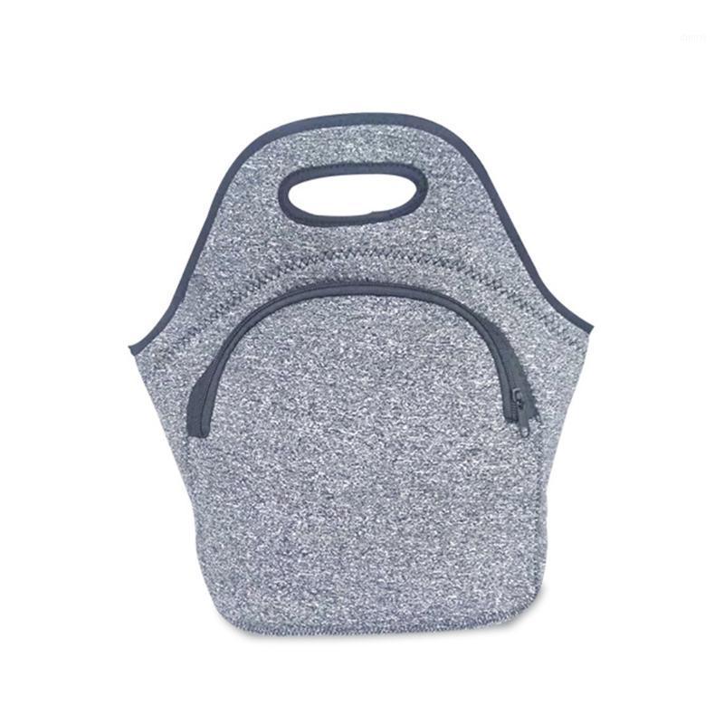 

Office With Zipper Double Layer Portable Large Capacity Fashionable Lunch Bag Reusable Container Thermal Insulated Adults1, Light grey