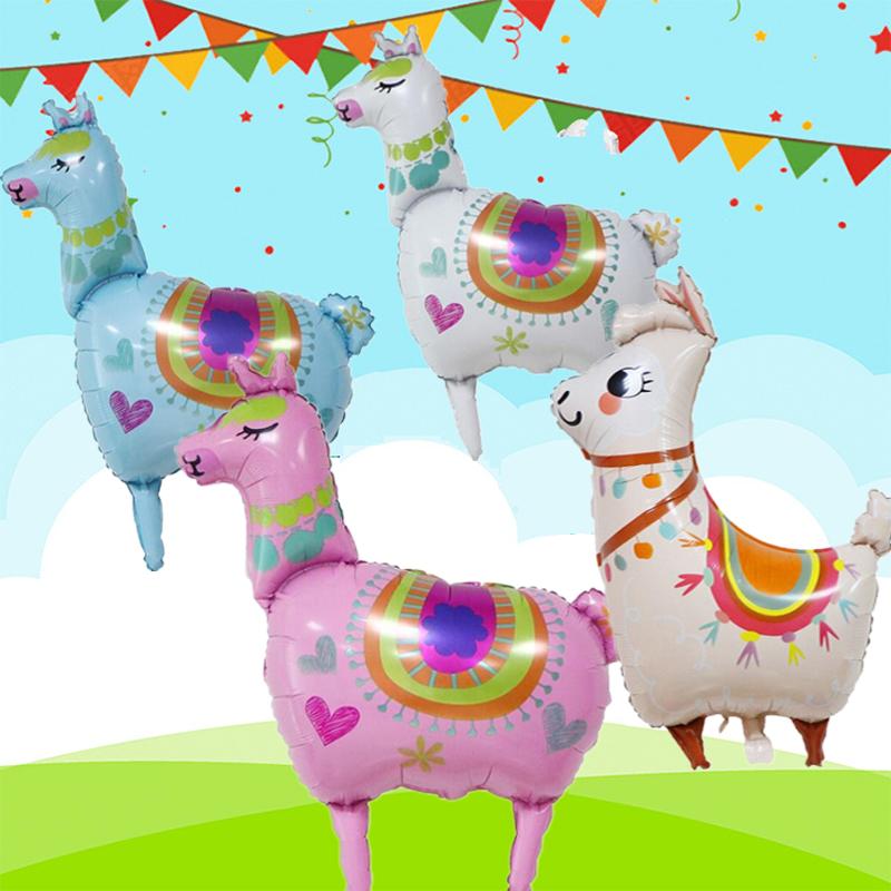 

Alpaca Shaped Balloons Llama Cartoon Animal Foil Ballon Wedding Birthday Party Decoration Baby Shower Kids Toy Helium Baloons