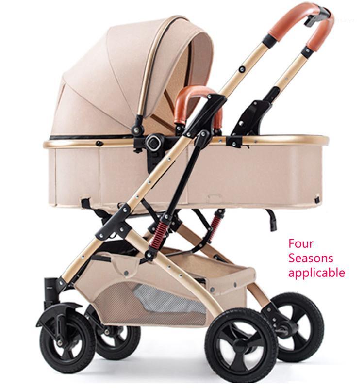

Fast ship !Baby stroller Can Sit And Lie 2 in 1 Baby strollers two-way pushing 6.9KG Portable High Landscape Umbrella carts1