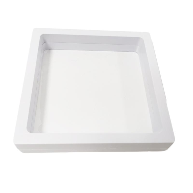 

3D Floating Frame Holder Shadow Box Jewelry Ring Coins Display Case