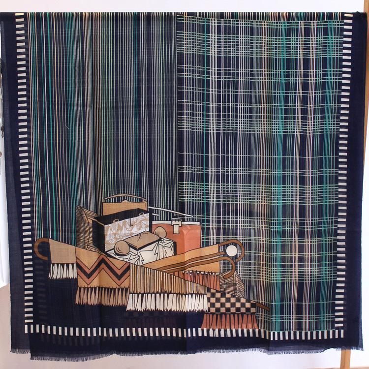 

Scarves Leisure Time Pure 300 Cashmere Scarf Wraps Headband Big Multi Function Accessory Drop YR40