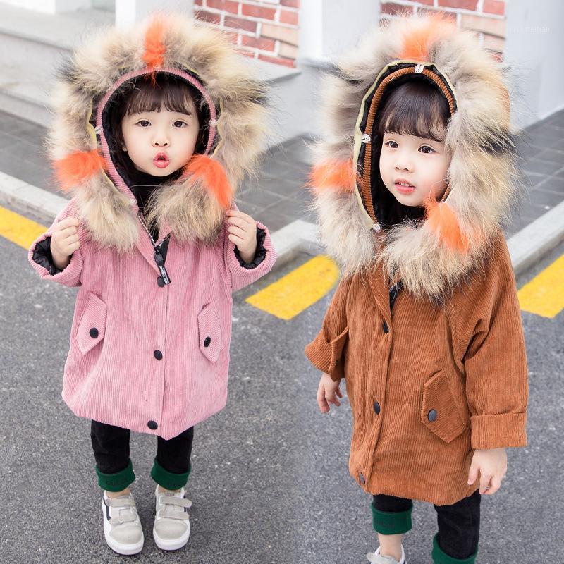 

Clothing Factory forFleece Trench 6 Years Old Children Korean Style 1 Baby Girl Fur Collar Corduroy Coat1, Corduroy coat khaki