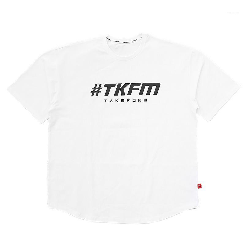 

2019 new concept hip hop urban short-sleeved shirt men's t-shirt long section T-shirt men's clothing curved hem long shirt men1