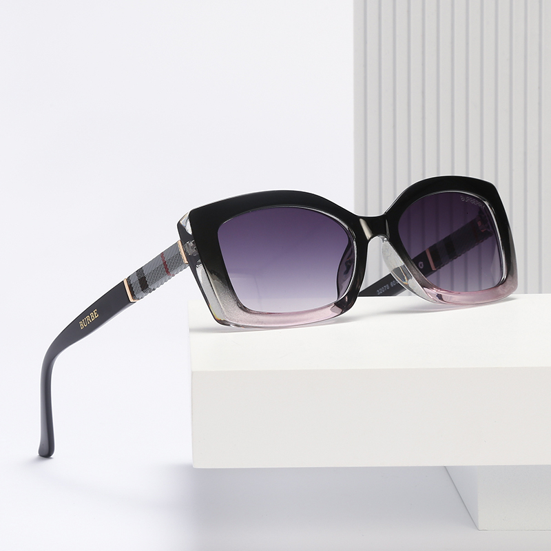 

2021 New Sunglasses with Unisex Fashion Large Rectangle Frame Designer of Retro Vintage Brand Drive Gradient Fishing Goggles Lb5l