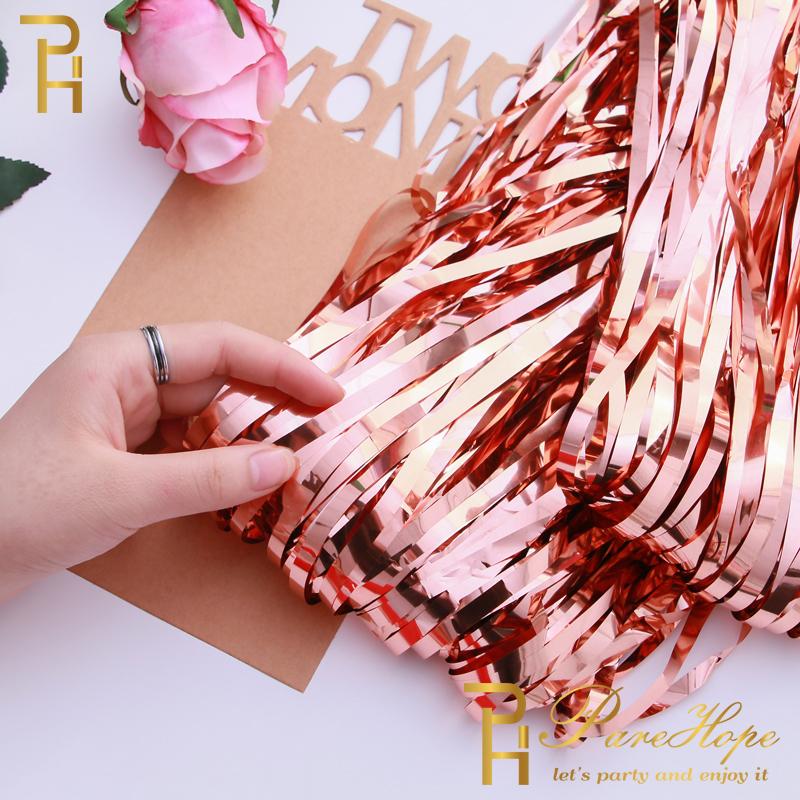

3M Bachelorette Party Birthday Backdrop Decoration Tinsel Foil Rain Curtain Adult Photo Booth Curtains Adult Anniversary Decor