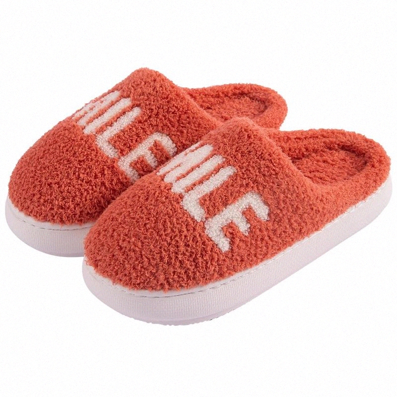 

Cotton Slippers Home Shoes Thick Sole High Heel Non Slip House Slippers Non Slip Shoes Platform Fluffy Slides #nf40, Black