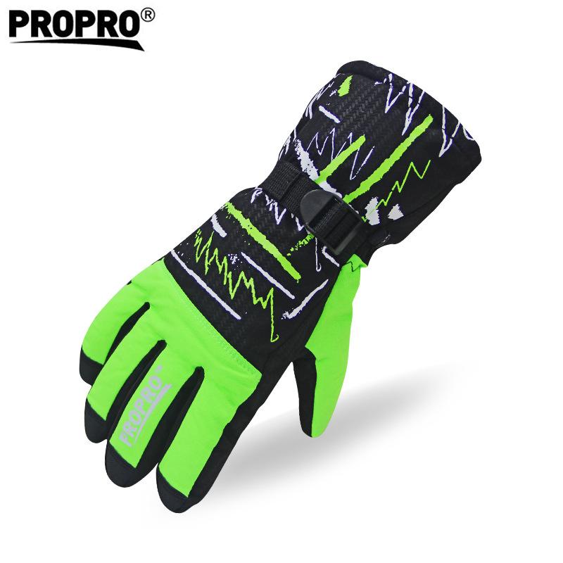 

PROPRO Ski Gloves Windproof Water Repellent Snowboard Gloves For Snow Skiing And Snowboarding Outdoor Sport Warm Wintner, Orange