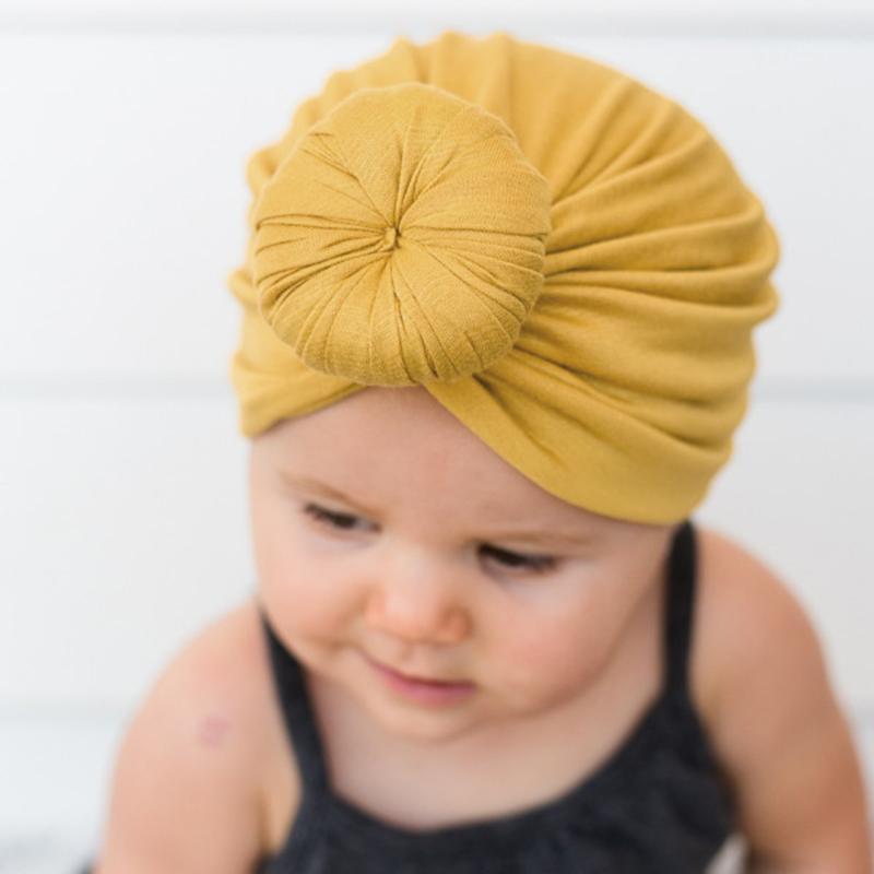 

Kids Baby Turban Knot Baby Headdress Headbands Toddler Bohemian Knot Wrap Hat 1-2 Years Old1, No.3