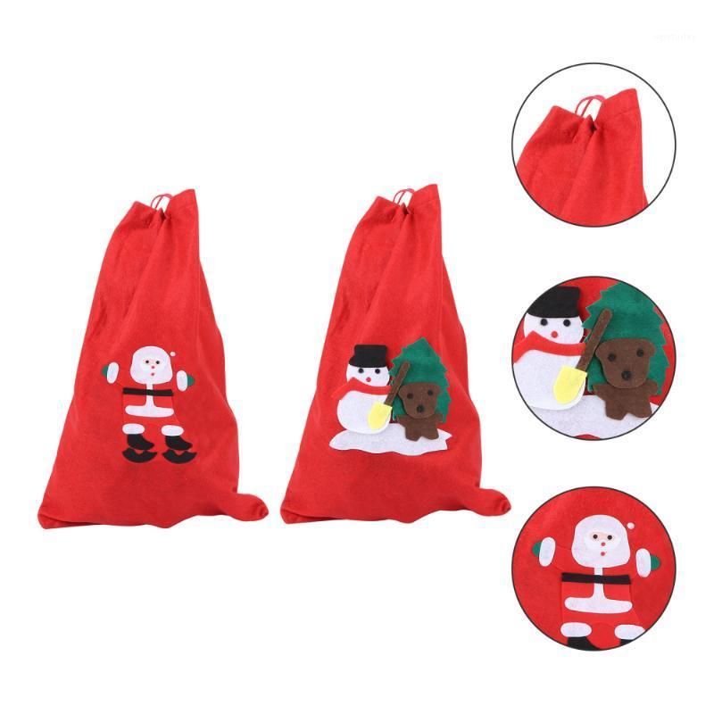 

2Pcs Gift Bag Delicate Portable Storage Bag Present for Home1