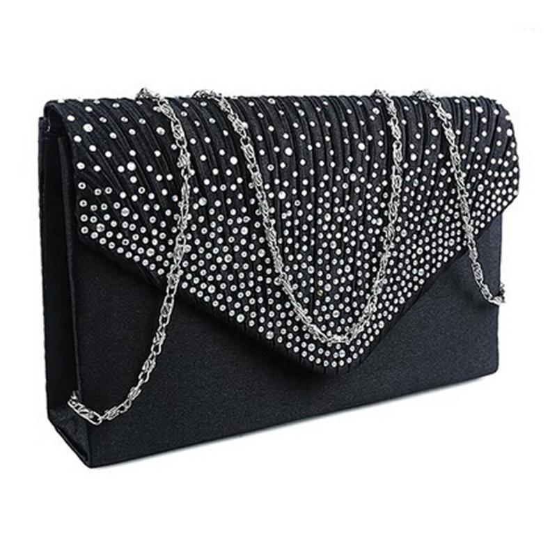

Women's Party Clutch Diamante Ladies' Evening Purse Vintage Chain Phone Crossbody Bags Female Shoulder Handbag Sac Main Femme1, Beige