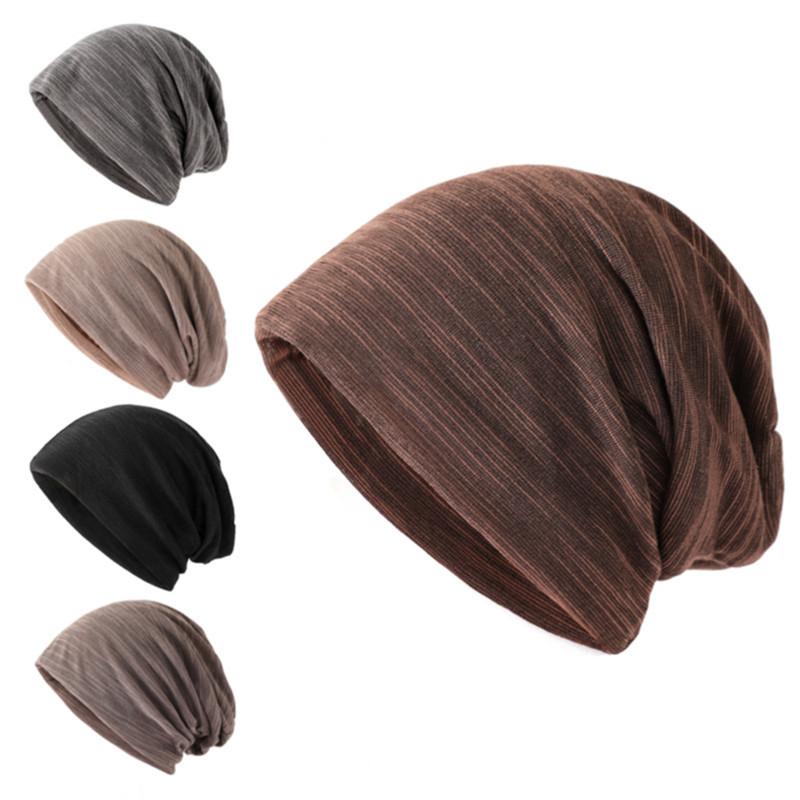 

Winter Warm Hats For Women Casual Stacking Knitted Bonnet Caps Men Hats Solid Color Hip Hop Skullies Unisex Female Beanies