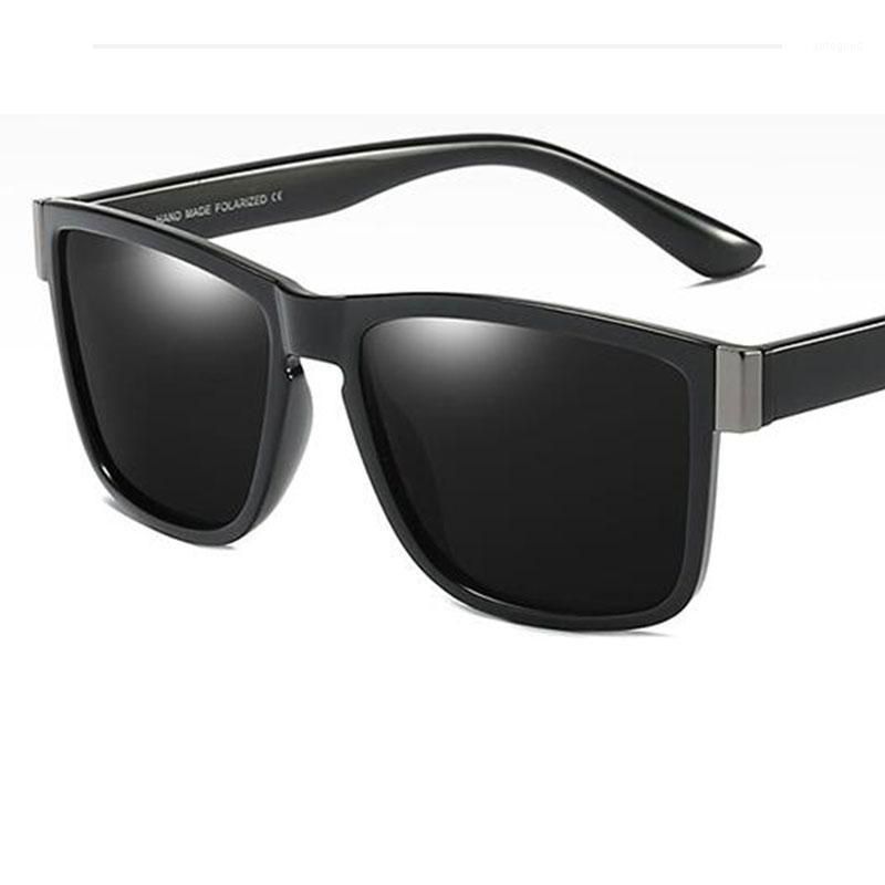

Sunglasses 2021 Retro Polarized TR90 For Men Fashion Square Driving Eyewear Travel Sun Glasses UV4001