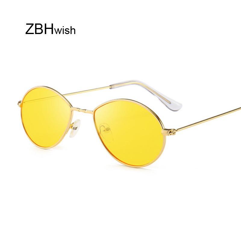 

Brand Designer Oval Sunglasses Women Vintage Luxury Ladies Cat Eye Sunglasses Small Frame Sun Glasses Female