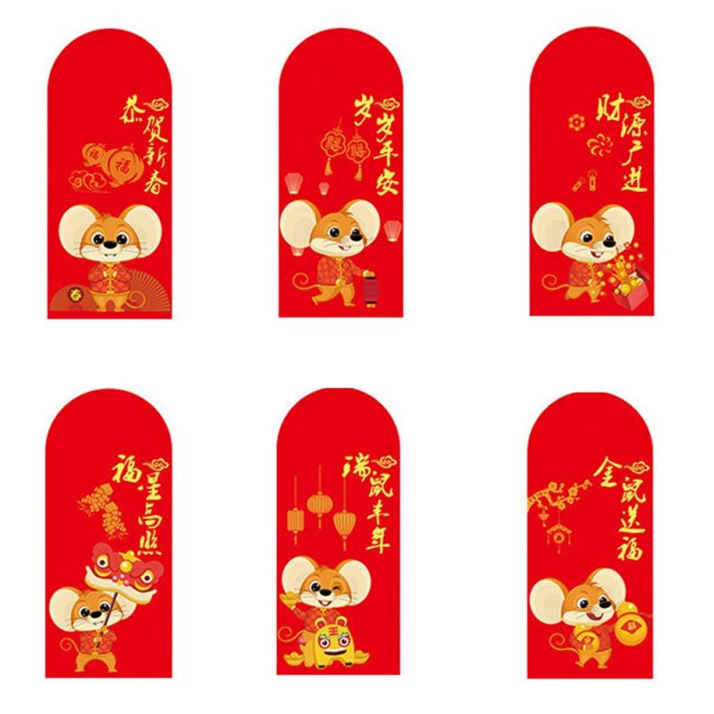 

Chinese New Year Chinese Red Packet Packaging 2020 Rat Year Lucky Red Envelopes Lucky PocketsFor Gift