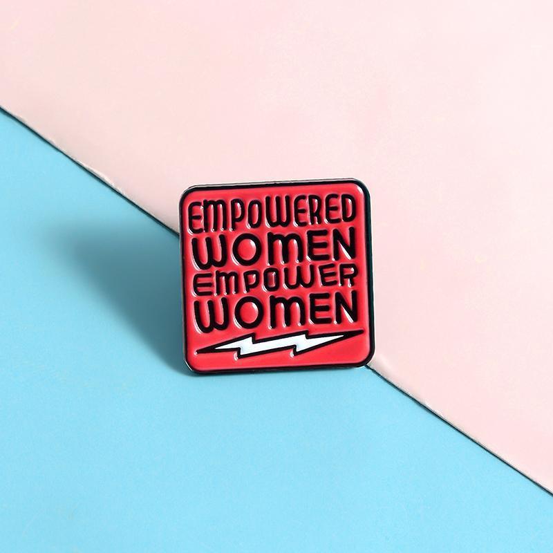 

Hard Enamel Pins Feminist Brooches Empowering women Badges Advocating for Equality Pins Jewelry Wholesale Gifts for Friends1