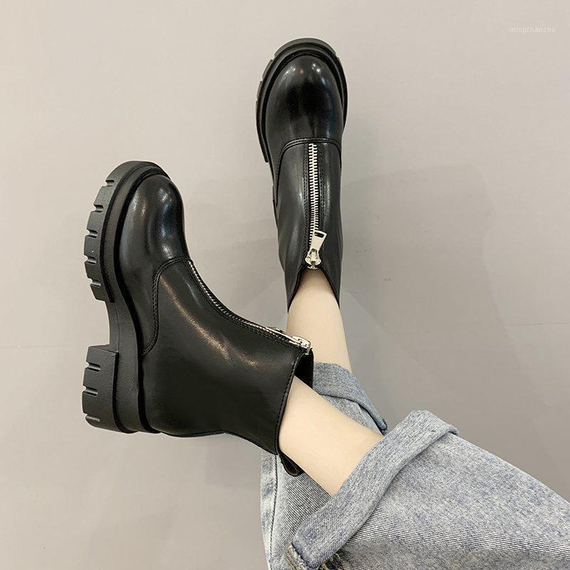 

Lady Boots Booties Woman 2020 Low Heel Women's Rubber Shoes Rain Luxury Designer Boots-women Round Toe Ladies Lolita1