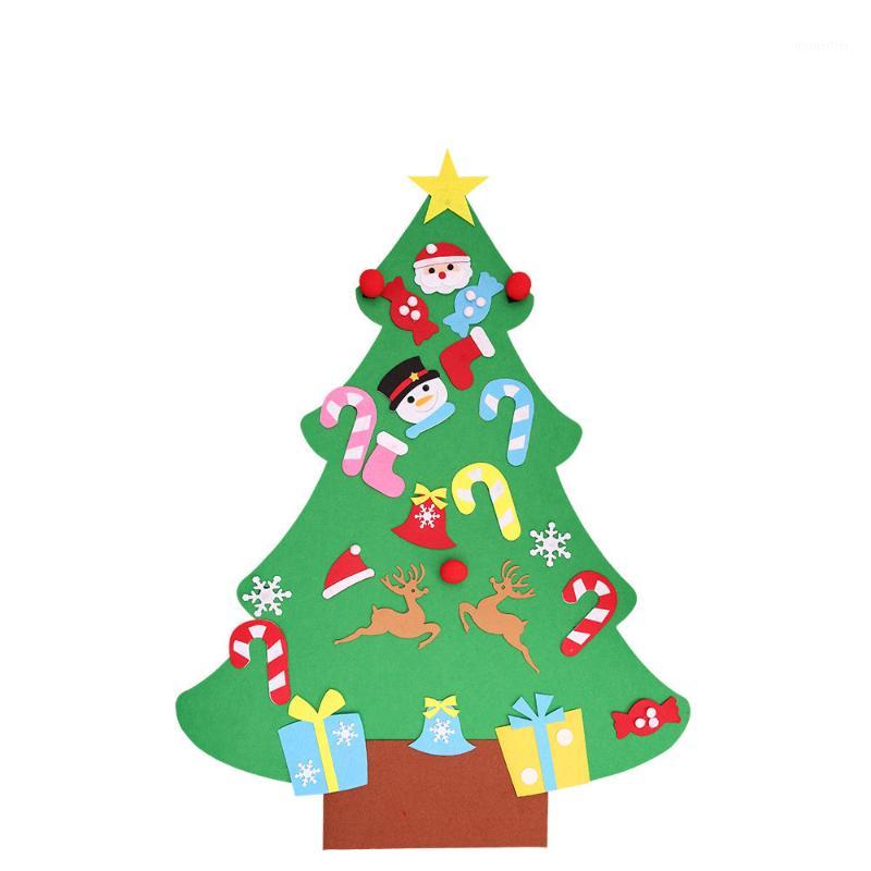 

DIY Three-dimensional Felt Cloth Christmas Tree large Christmas Hanging Gifts1