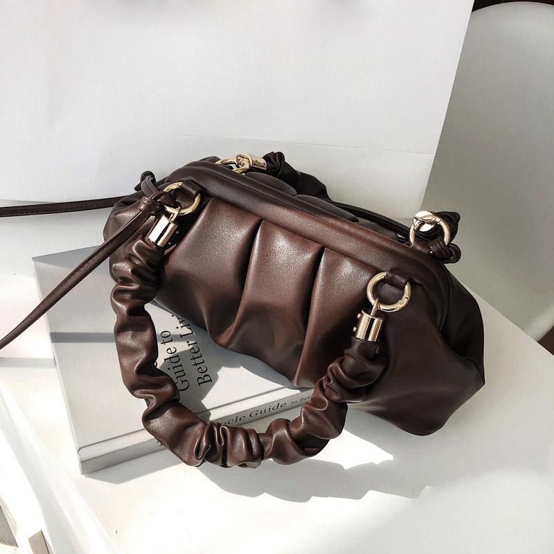 

Luxury PU Leather Women Crossbody Bags 2021 New Fashion Shoulder Handbag Elegant Female Vintage Popular Tote Bag Purse, Black handbag