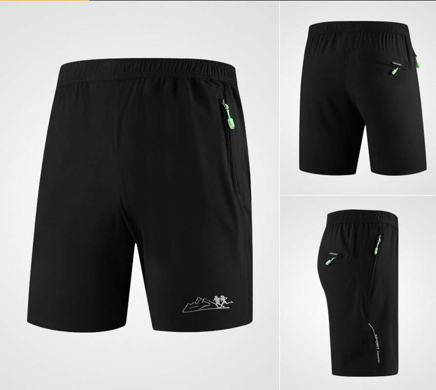 

M-9xl Unisex Breathable Shorts Men Dress Print Compression Shorts Male Quickly Dry Boxer Shorts Mens Clothing Bodybuilding Pant, Black