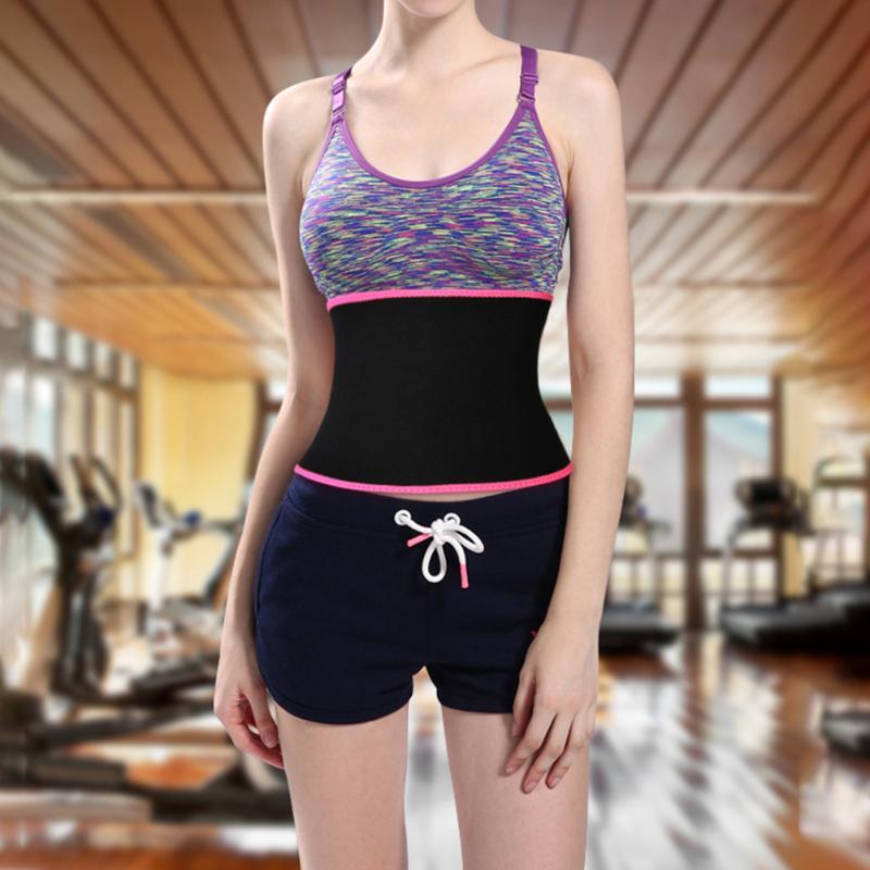 

Yoga Workout Shapewear Vest Tank High Elasticity Sweat Slimming Belly Belt Vest Workout Body Shaper Tank Top, Rose red