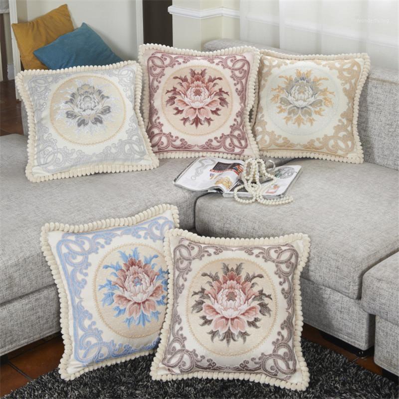 

166 Luxury Cushion Cover Pillow Case Home Textiles supplies Lumbar Pillow European-style decorative throw pillows chair seat1, 02