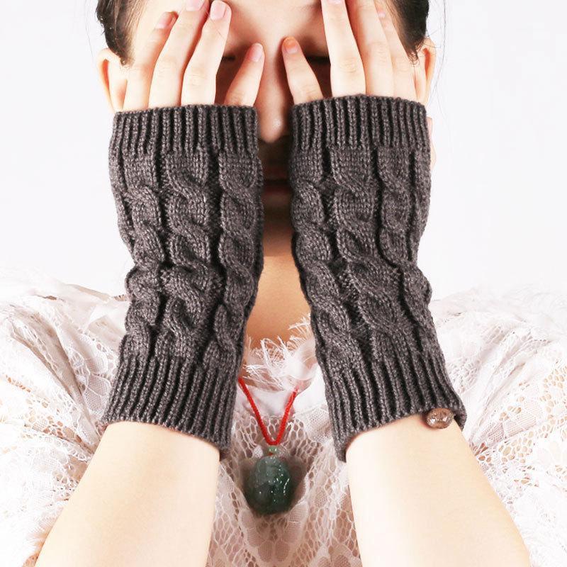 

Fashion Unisex Men Women Knitted Fingerless Winter Gloves Soft Warm Flexible Glove Hand Warmer Arm Crochet Knitting Gloves1