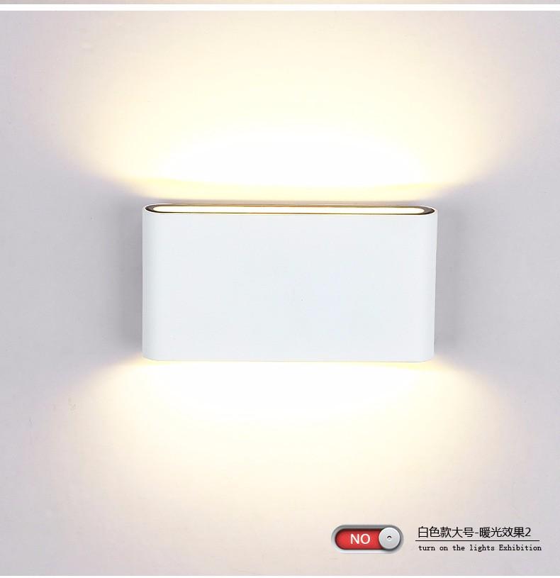 

Indoor Outdoor Lighting Dimmable COB LED Wall Light 6W 12W AC85-265V Up&Down LED Wall Lamps White/Warm White Living Room Bedroom