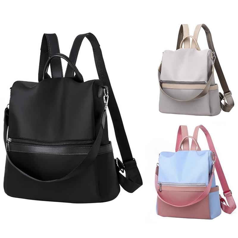 

Anti-Theft Large-Capacity Travel Backpack Female Fashion Multifunctional School Bag Girl Waterproof Backpack, Black