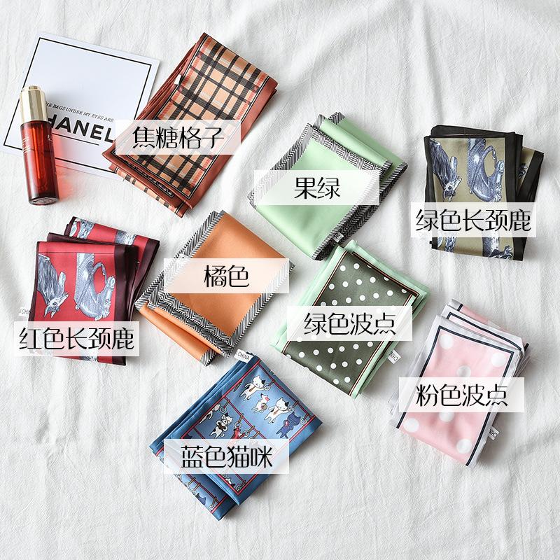

Scarves Ofing Wechat Business Style Fashion Ribbon Han Guodong Small Door Long Scarf Changed Package Silk Scarves, 2509