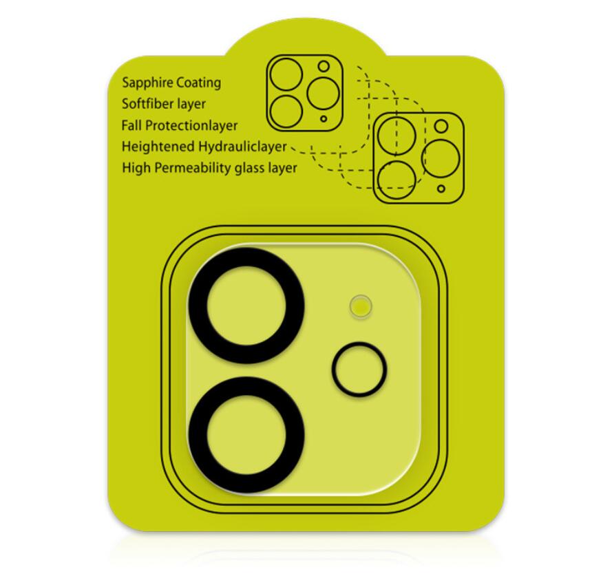 

3D 9D Camera Film Tempered Glass Full Cover for iPhone 12 pro max min Camera Lens Screen Protector with Retail Package