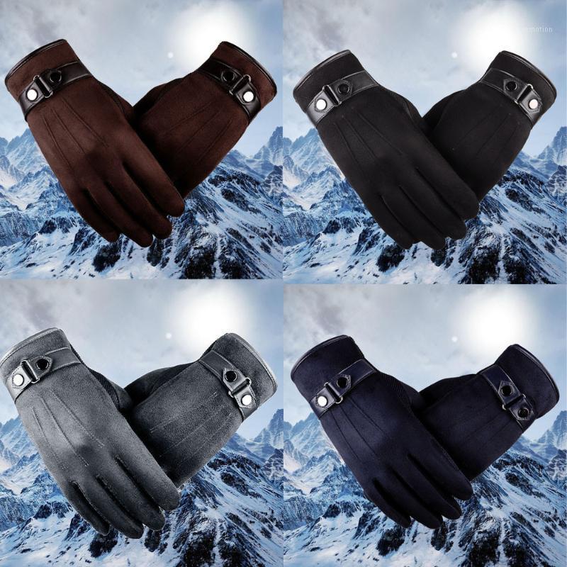 

#H30 Driving Gloves Men Warm Motorcycle Ski Snow Snowboard Gloves Cycling Winter Guantes Mittens Male Winter1