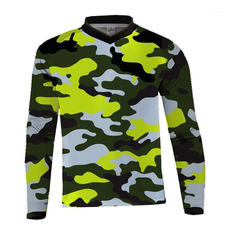 

2020 Camo MTB Off Road motorcycle Men Racing BIke Downhill Jerseys DH Motorcycle Cycling Clothes Off Road Crssmax Shirt1