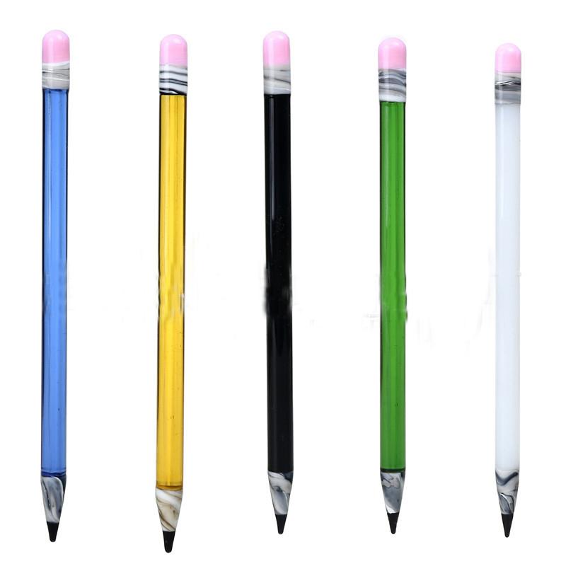 

2020 Colorful Glass Dabber Dab Tool Pink Stick Carve Tools Wax Carb Cap for quartz banger Dad Rigs Bong smoking