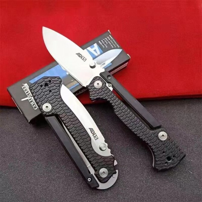 Special offer!New Cold Steel AD15 Tactical Folding Knife (Glass Fiber Handle) S35vn Sharp Blade Camping Survival Outdoor Tools Gift For Men-image-575783425