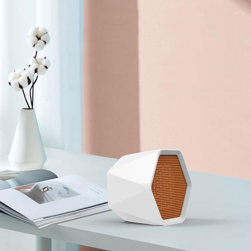 

600/1000W Mini Electric Heater Temperature Control Hexagonal Desktop Heating Warmer Air Fan Home Office1