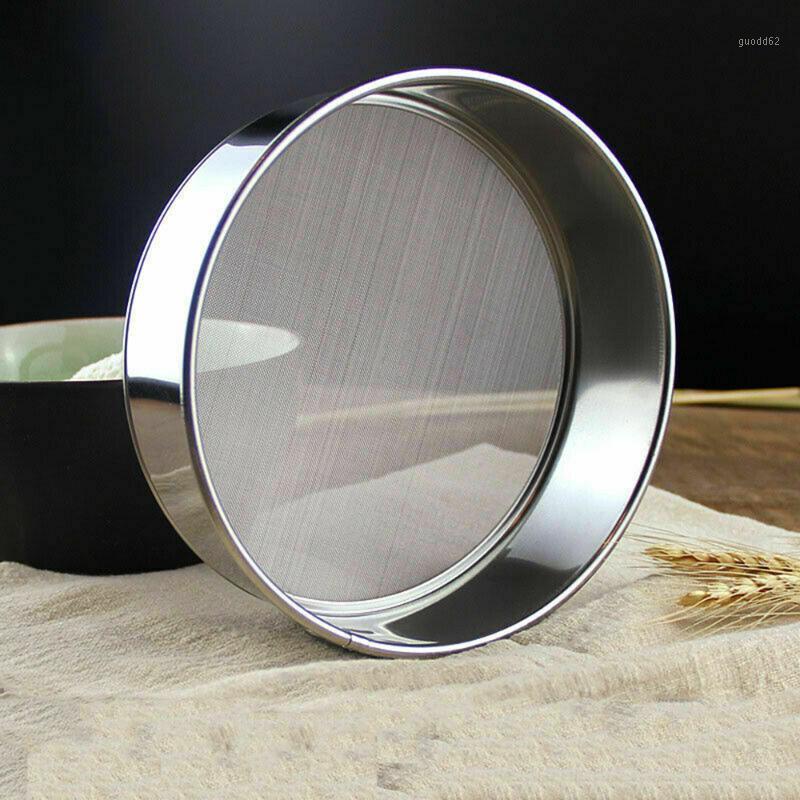 

Stainless Steel Flour Sieve Kitchen Fine Mesh Oil Strainer Sifter Sugar Filter For Sifting Flour, Durham Wheat, Rice Flours1