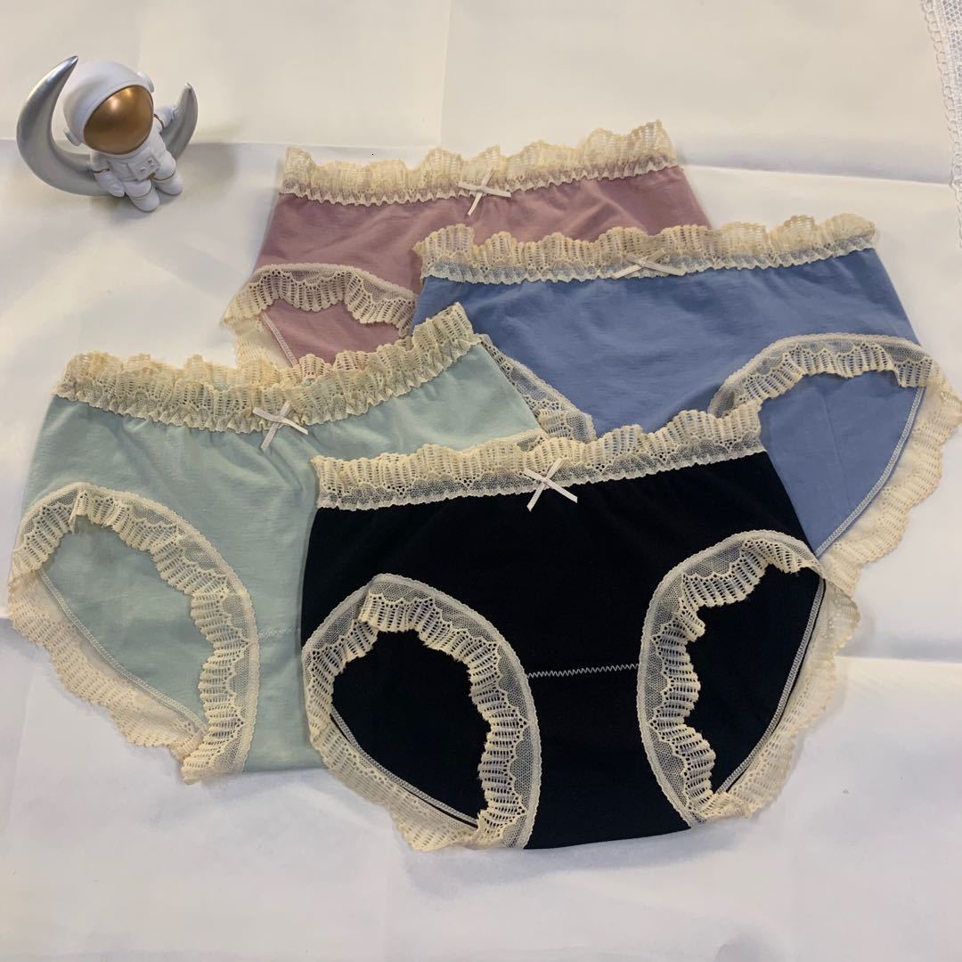 

2021 New Style the Middle Modal Ladies Ladies'underwear Antibacterial Cotton Temptation Without Breathable Sewing TVRC, Multiple