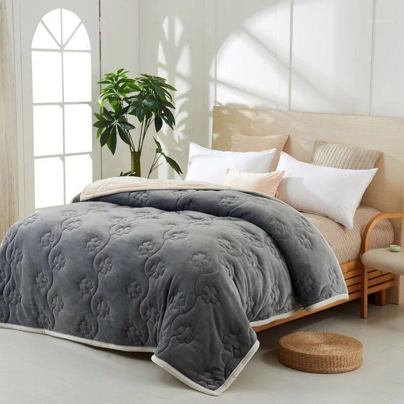 

coral fleece blanket spring&autumn air conditioning comforter winter flannel sheets crystal velvet blanket single double quilts1, As picture