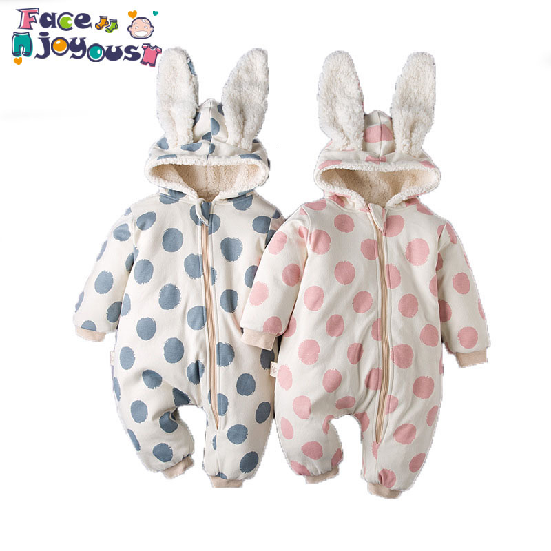 

2021 New Newborn Boys Hoodie Clothes Infant Baby Girls Climbing Winter Autumn Snowsuit Rompers 0-3t Boy Jumpsuit Hah6, Pink