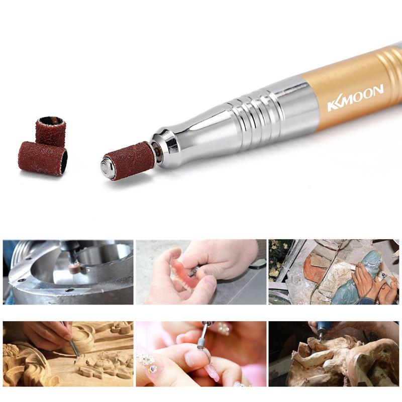 

KKmoon Professional Electric Small Grinder Portable Manicures Rechargeable Electric Polishing Pen Exfoliating Armor Tool Set