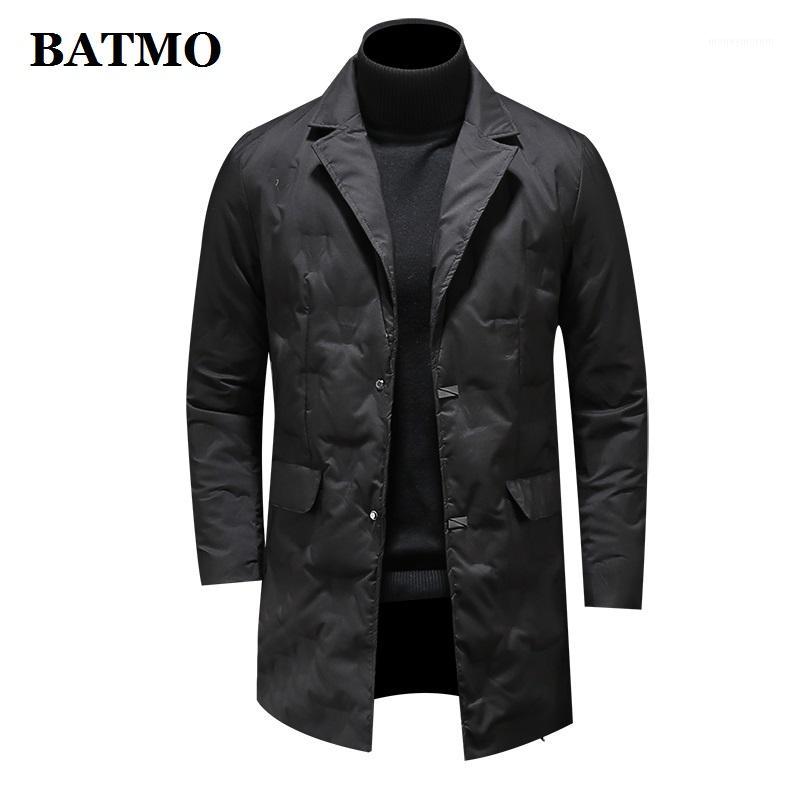

2019 new arrival winter high quality 80% white duck down jackets men,trench coat men H031, Black
