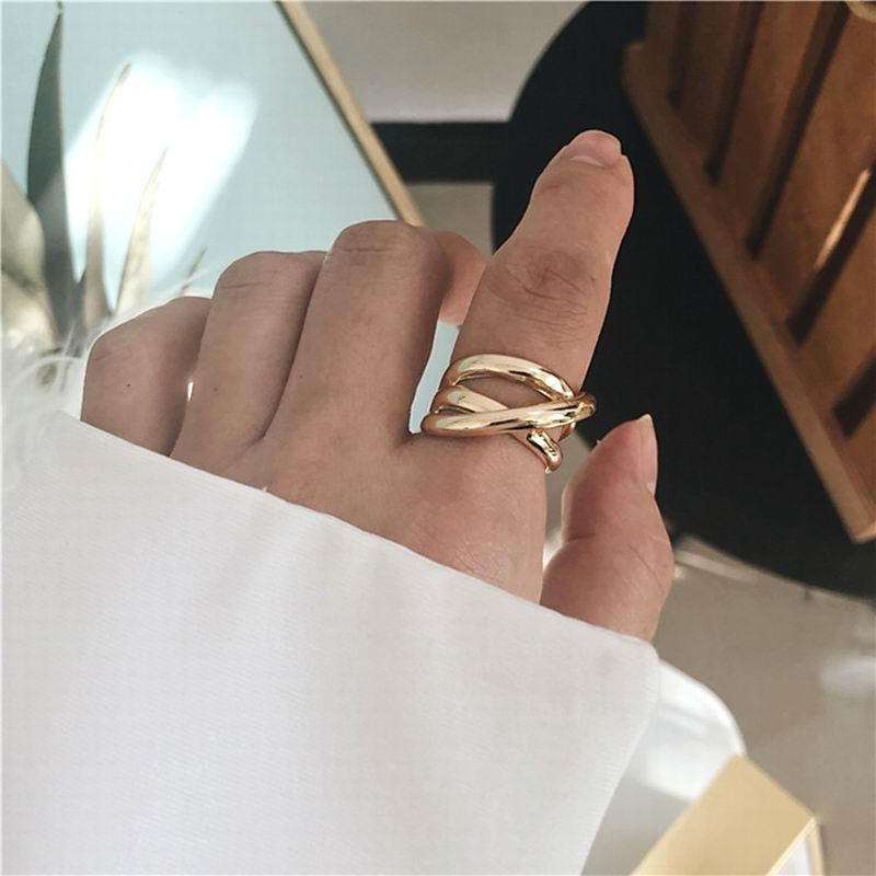 

Hip hop Fashion Rings For Women Personality Statement Open Ring Jewelry 2020 Chic Bijoux