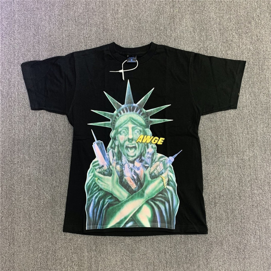 

2021 New Awge t Shirt Men Women 1:1 High-quality Summer Style Casual Top Tees Streetwear T-shirts Oversized Qo0r