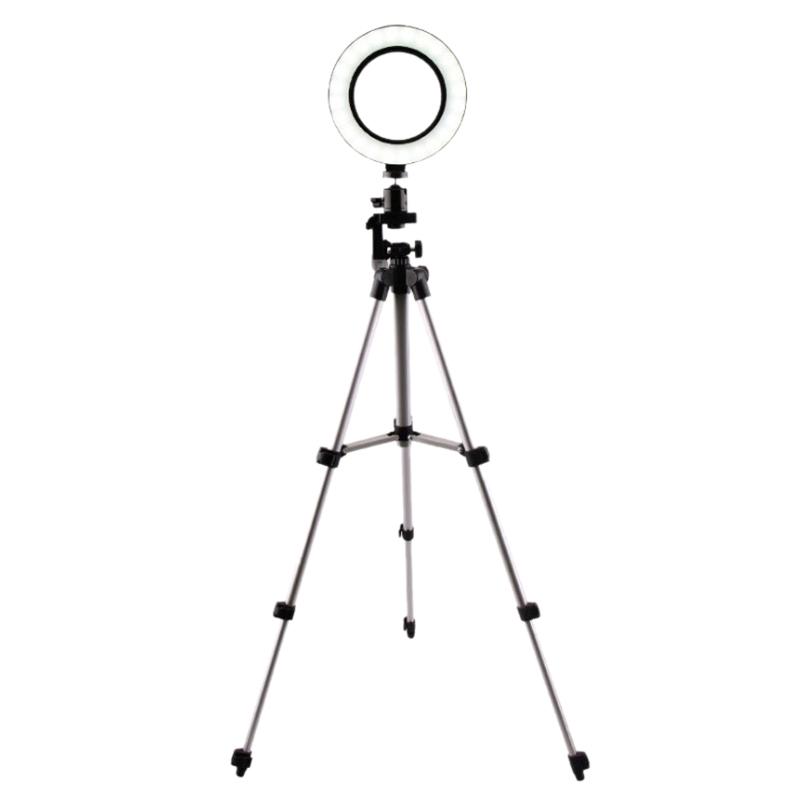 

HFES 6 Inch Mobile Phone Live Fill LED Ring Light Anchor Anchor Beauty Spotlight 0.8M Tripod