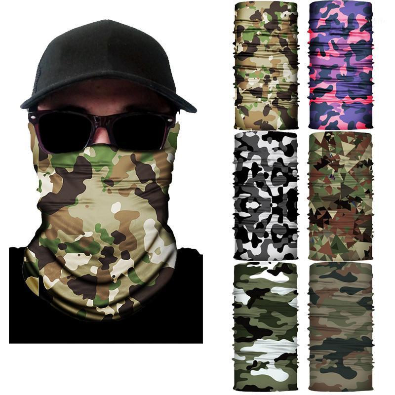 

Camouflage Print Unisex Bandana Face Cover Protect Foggy Haze Anti-Spitting Protective Face Scarf Cycling Dustproof Balaclava1, B242