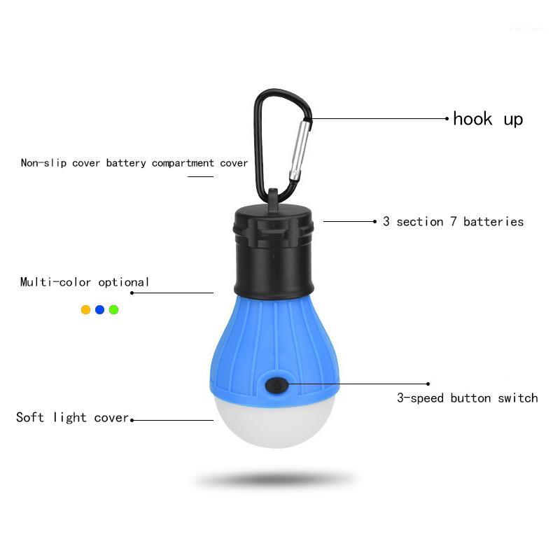 

Mini Portable Tent Light LED Bulb Emergency Lamp Waterproof Hanging Hook Camping MAL9991
