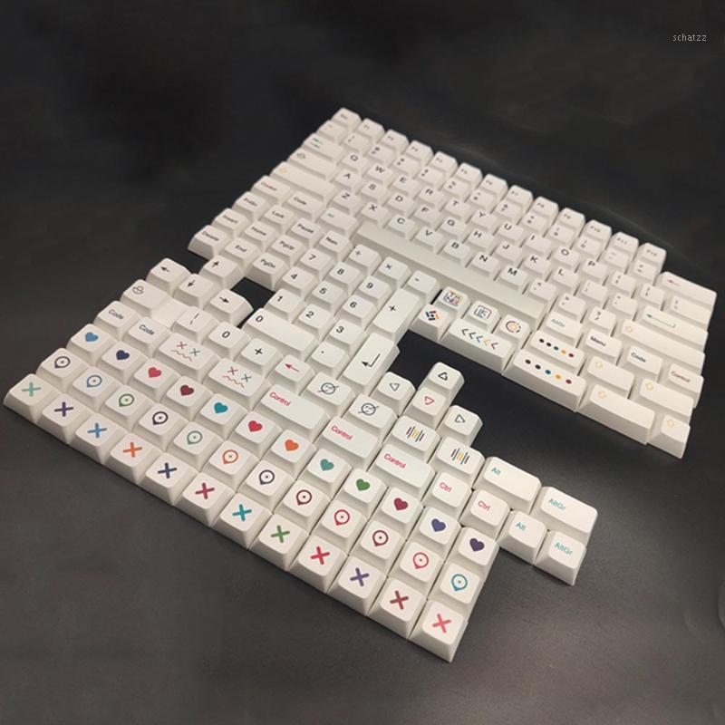 

Sample Colour Pencil Design White Keycaps For Cherry Mx Switch Mechanical Gaming Keyboard Sublimation PBT Keycaps XDA Profile1