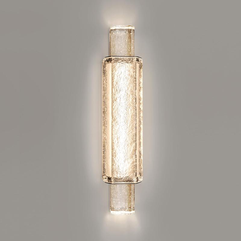 

Post-modern light luxury crystal living room wall light designer exhibition hall hotel wall lamp