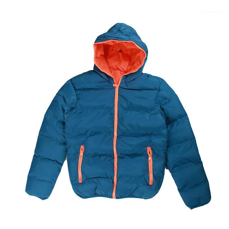 

Autumn Cotton Slim Hooded Jacket Winter Thick Jacket Male Windbreaker Boys Clothing Warm Parka Men Blue Coat Plus Size1